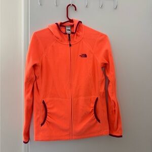The North Face Neon Orange Fleece Jacket
